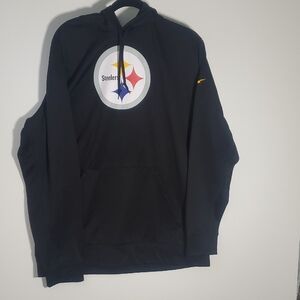 NWT Nike Pittsburgh Steelers NFL Hoodie Black Mens Size XL